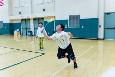 Irvine badminton training class4