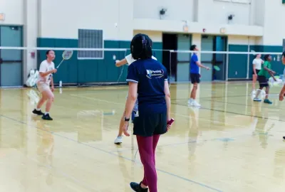 Irvine badminton Coach