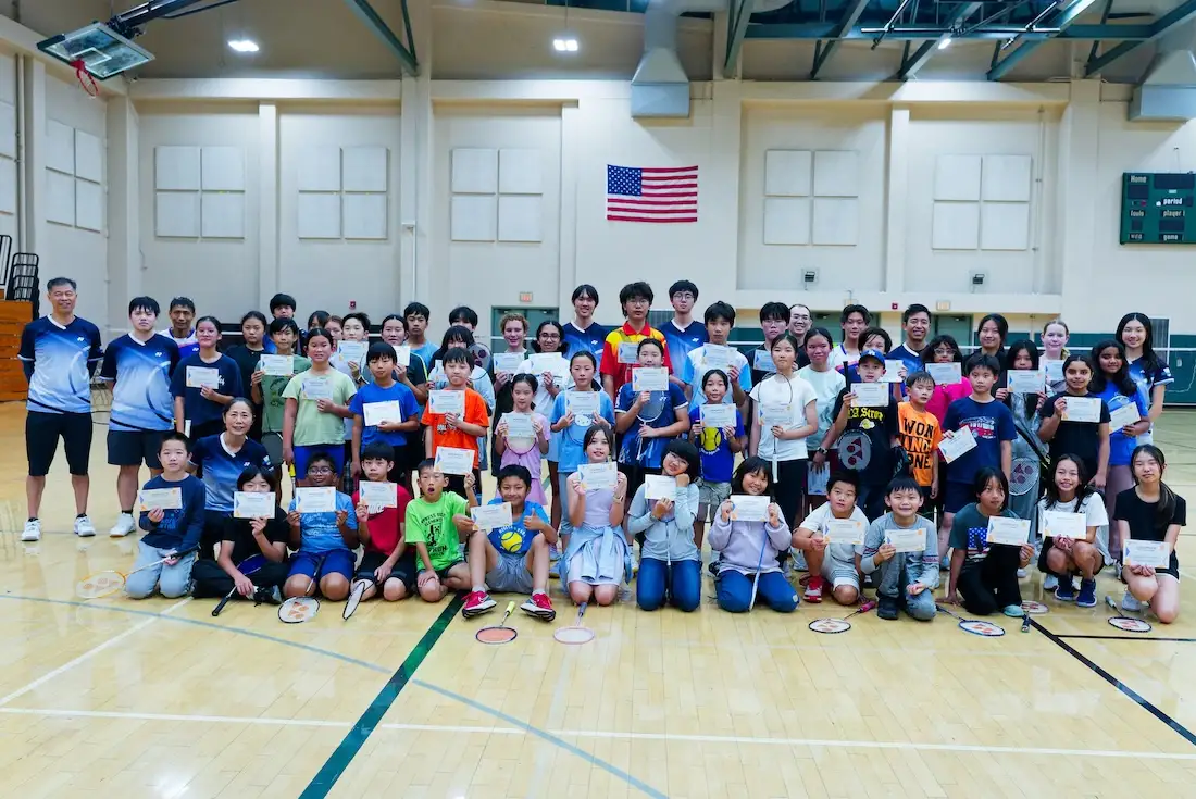Irvine badminton training class2