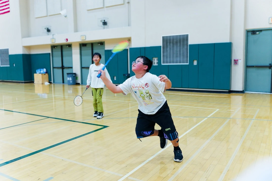 Irvine badminton training class4