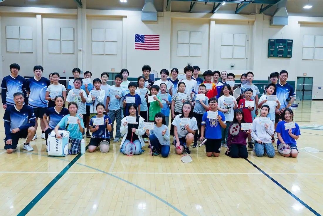 Irvine badminton training class3